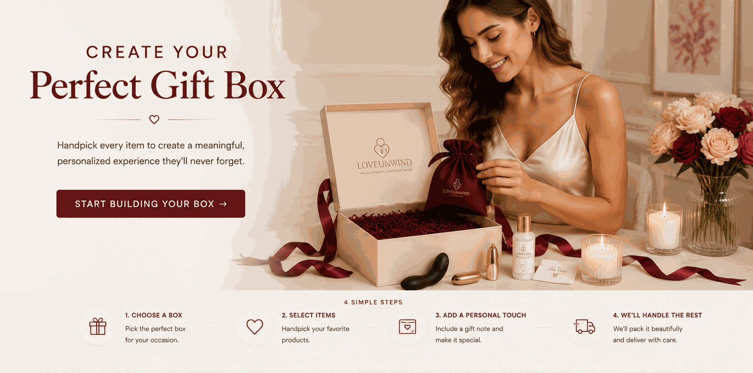 Create your perfect LoveUnwind gift box in four simple steps