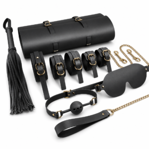 Bondage Restraint Kit with Spreader Bar & Cuffs for Couples