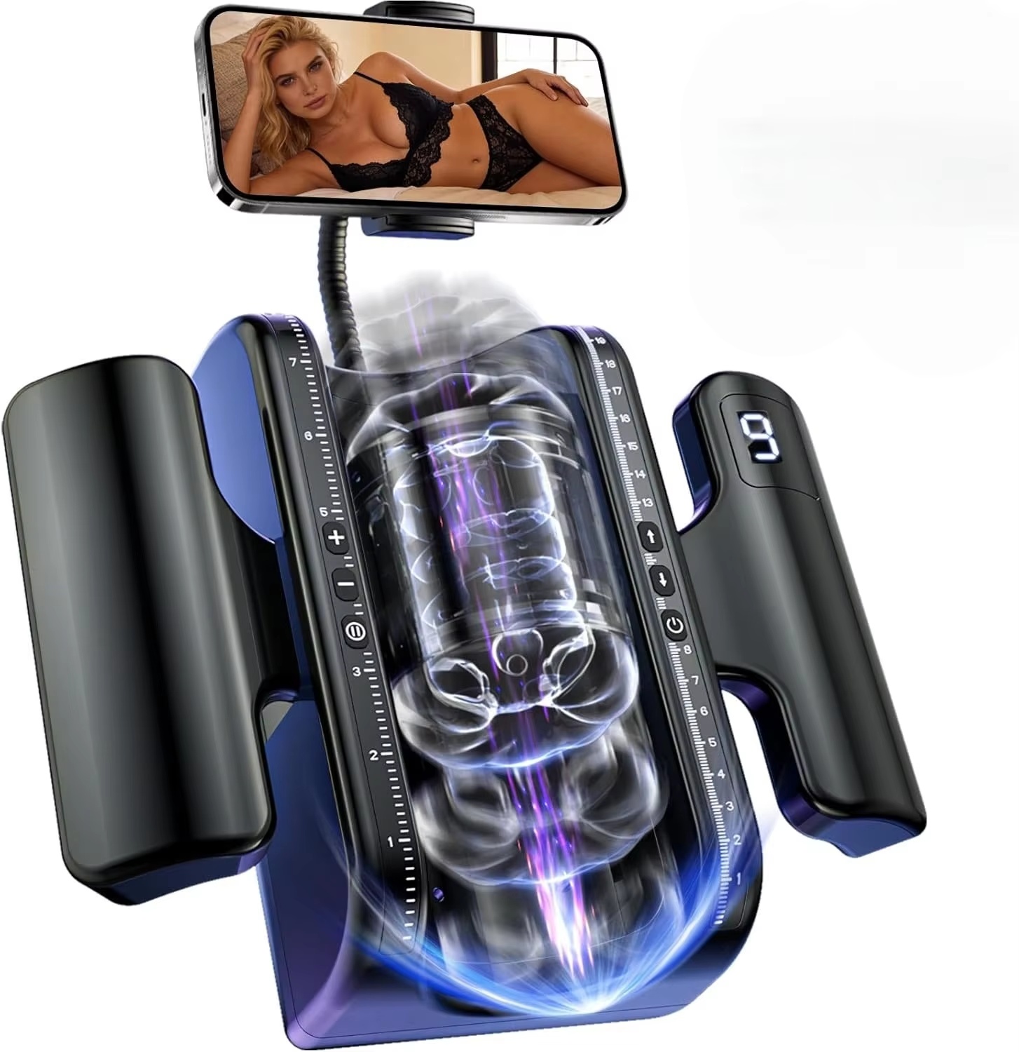 Automatic Thrusting Male Masturbator with 2 Sleeves | LOVEUNWIND