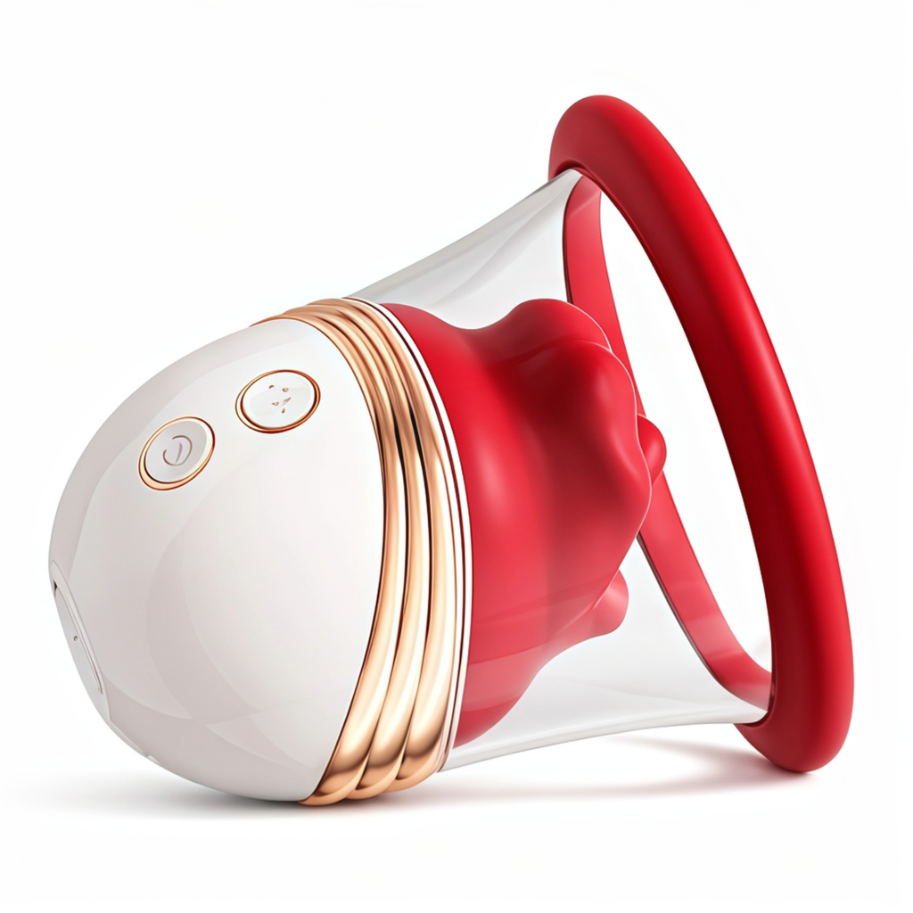 Multi-Mode Breast Suction & Licking Stimulator