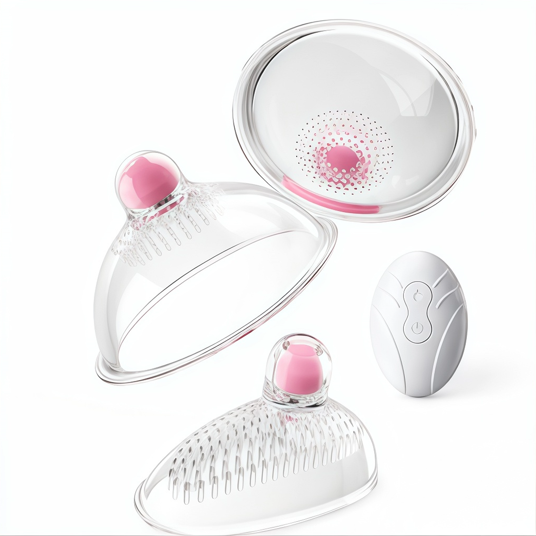 10-Mode Wireless Breast & Nipple Stimulator Set