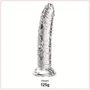Transparent crystal dildo